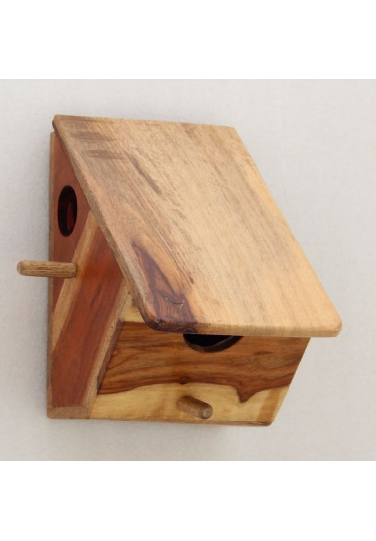Slant Shelter - Double Entry Birdhouse Slant Shelter - Double Entry Birdhouse