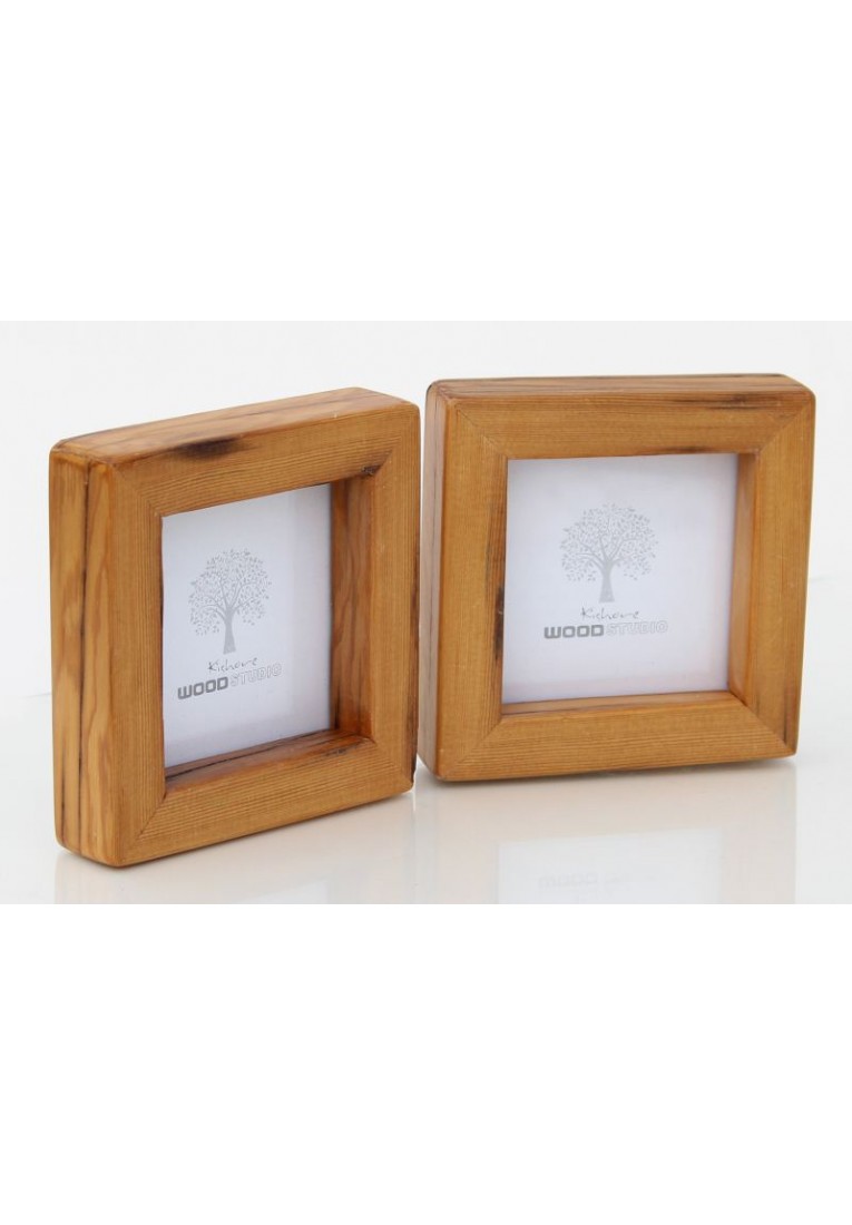 Rusty Pine - Old Pine Wood Picture Frame - Set of Two Rusty Pine - Old Pine Wood Picture Frame - Set of Two